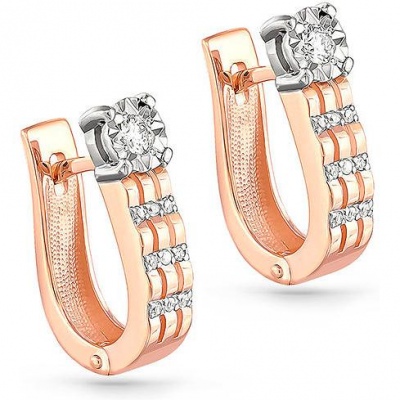 

Серьги из красного золота с бриллиантом Kabarovsky 12-01020-1000, 12-01020-1000