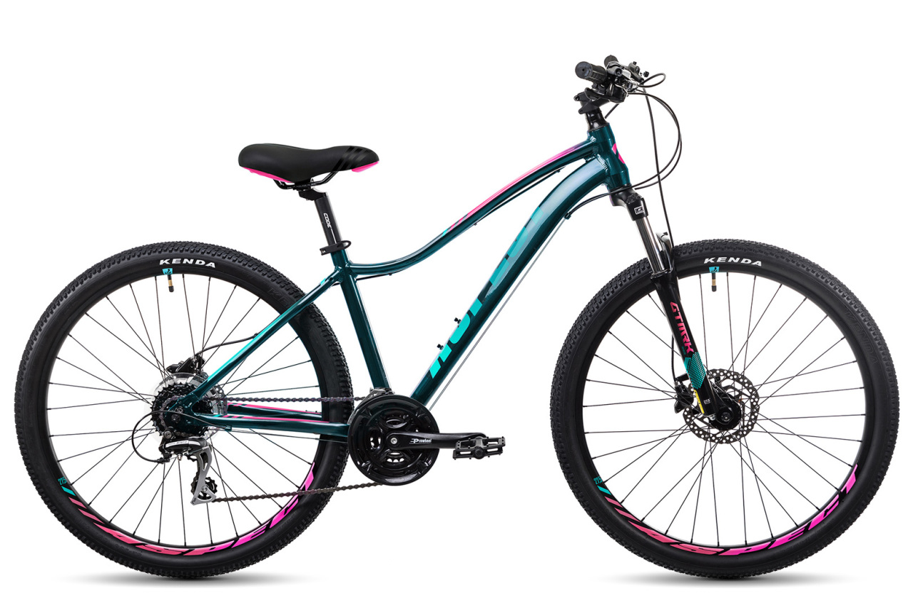 Велосипед Aspect Alma Hd 2023 Зелено-Розовый (Дюйм:16)
