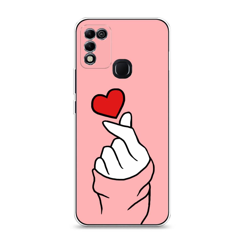 

Чехол Awog на Infinix HOT 11 Play "Милое сердечко", Разноцветный, 3100850-7