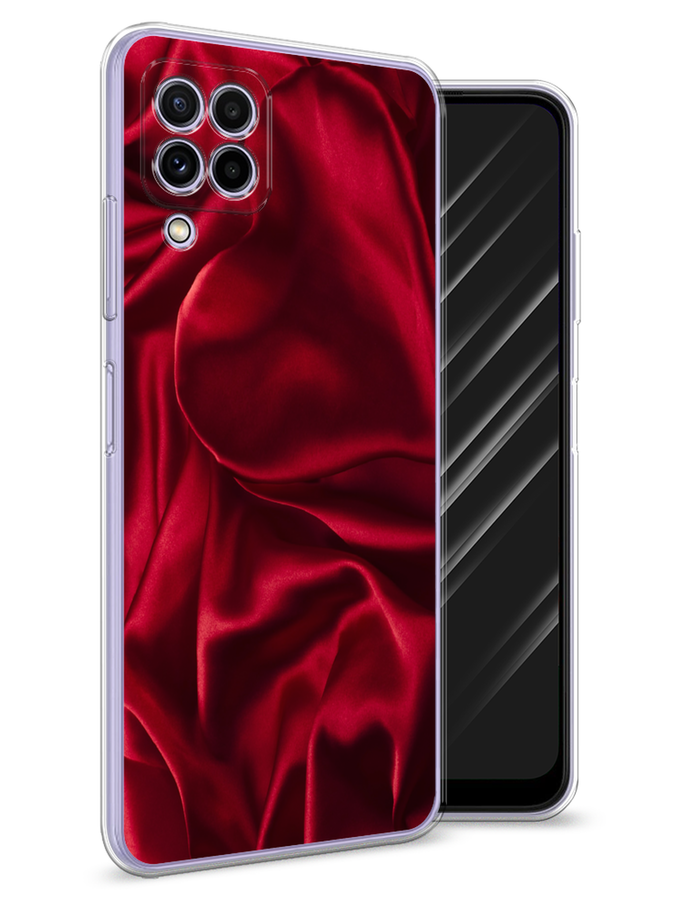 

Чехол Awog на Samsung Galaxy A22 / Самсунг A22 "Текстура красный шелк", Разноцветный, 2103150-3