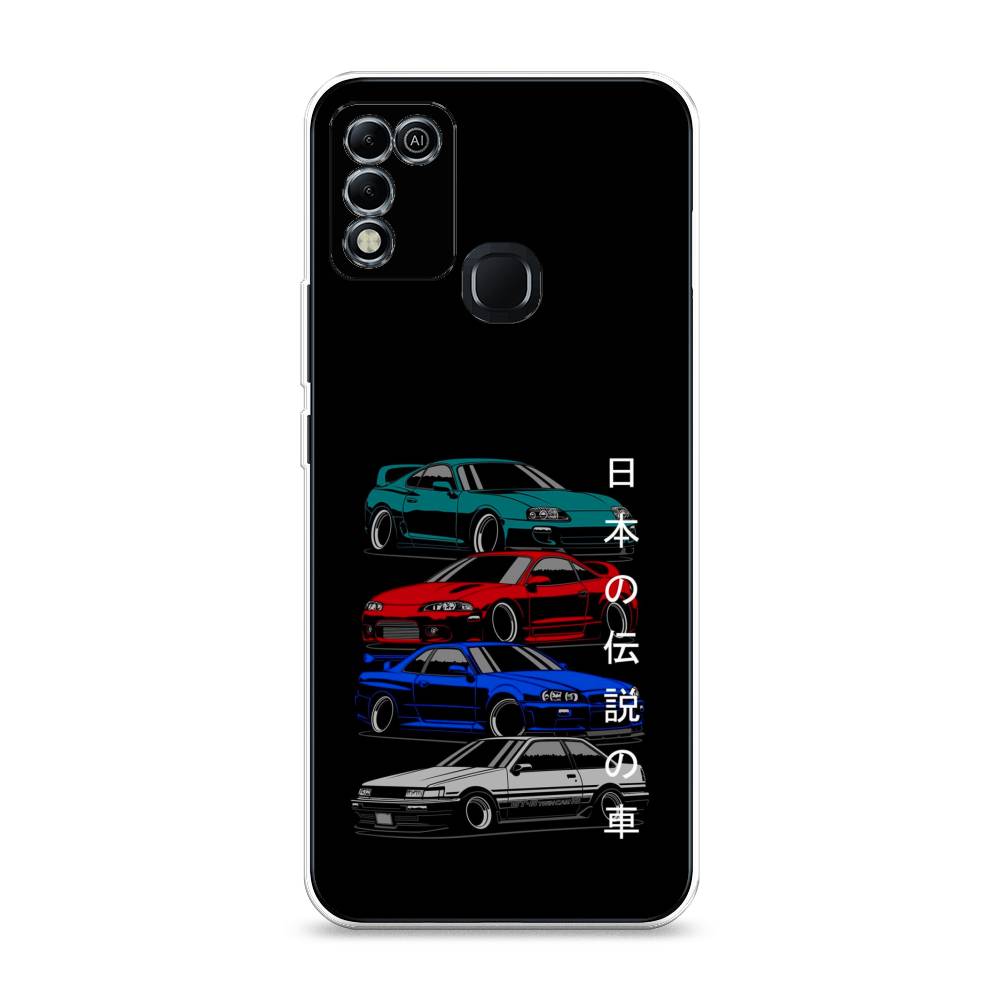 

Чехол Awog на Infinix HOT 11 Play "JDM Legend cars", Разноцветный, 3100850-5