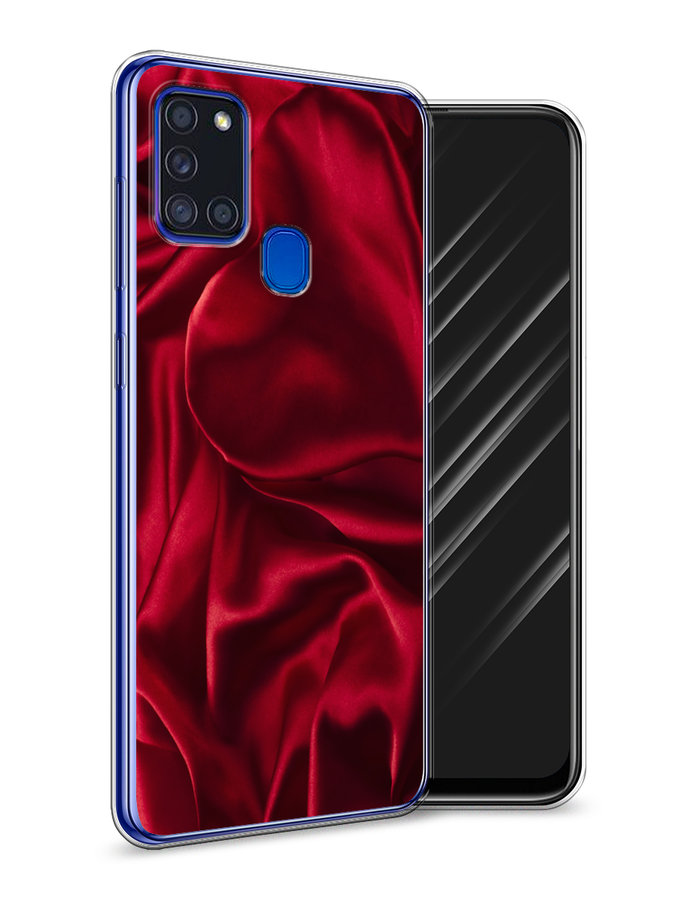 

Чехол Awog на Samsung Galaxy A21s / Самсунг A21s "Текстура красный шелк", Разноцветный, 2100250-3