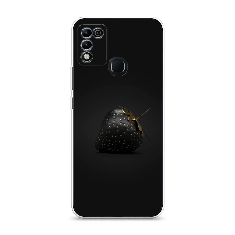 

Чехол Awog на Infinix HOT 11 Play "Черная клубника", Разноцветный, 3100850-10