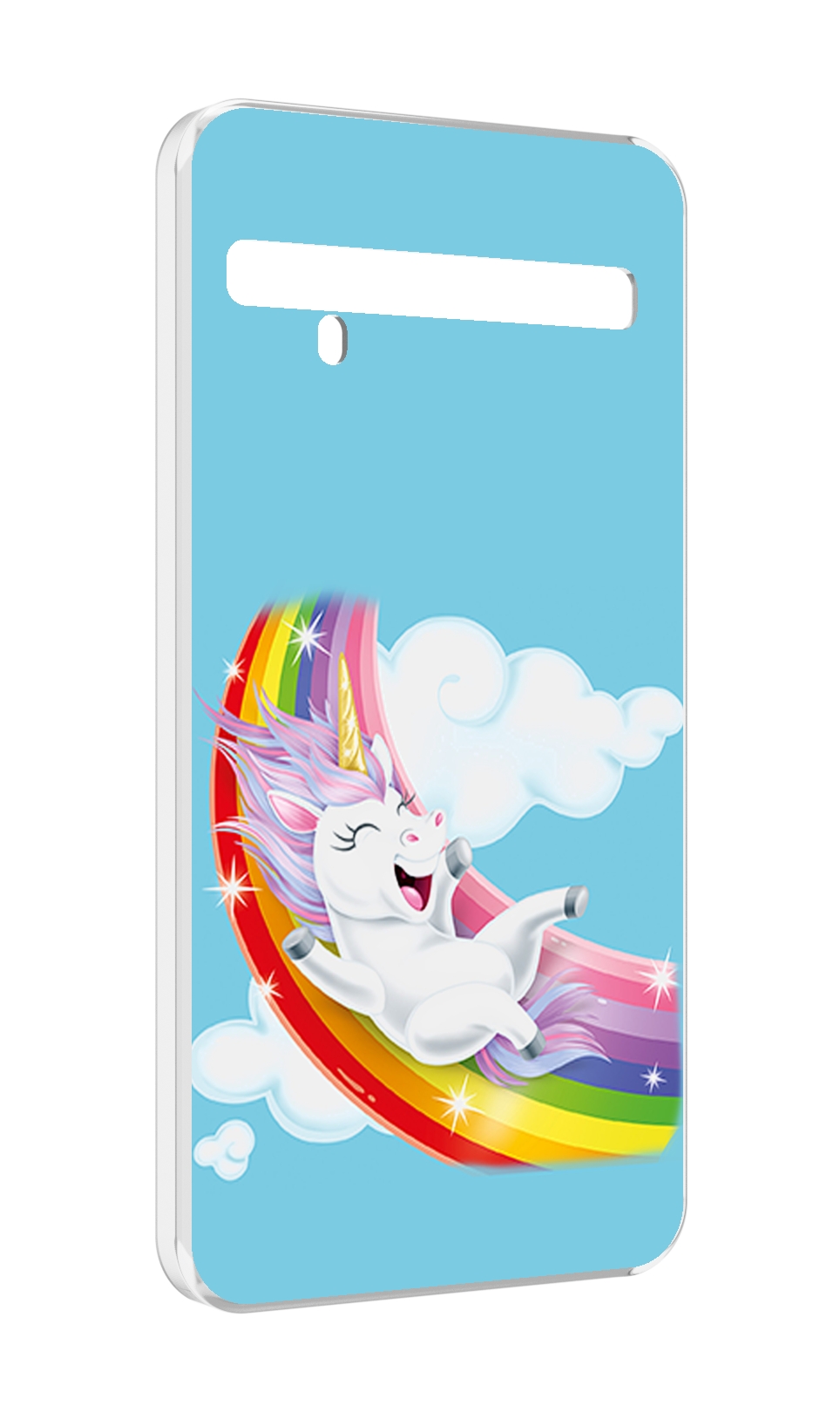 

Чехол MyPads единорог-на-радуге для TCL 10 Pro / TCL 10 + Plus, Прозрачный, Tocco