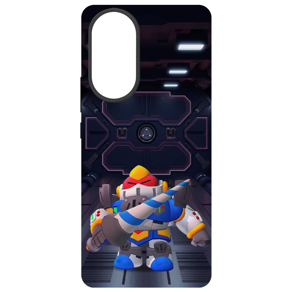

Чехол-накладка Krutoff Софт Кейс Brawl Stars - Паладин Вольт-Меха для Huawei Nova 9 черный