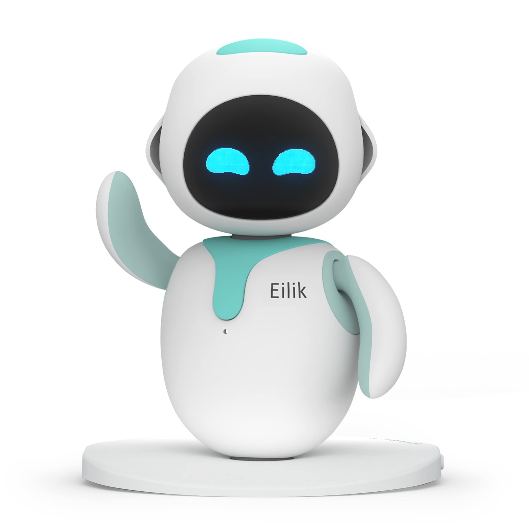 Интерактивный робот Energize Lab Eilik 2022 Эйлик, белый, голубой