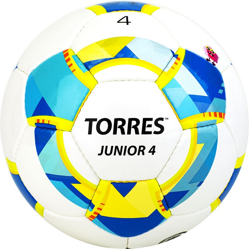 Футбольный мяч Torres Junior №4 white/blue