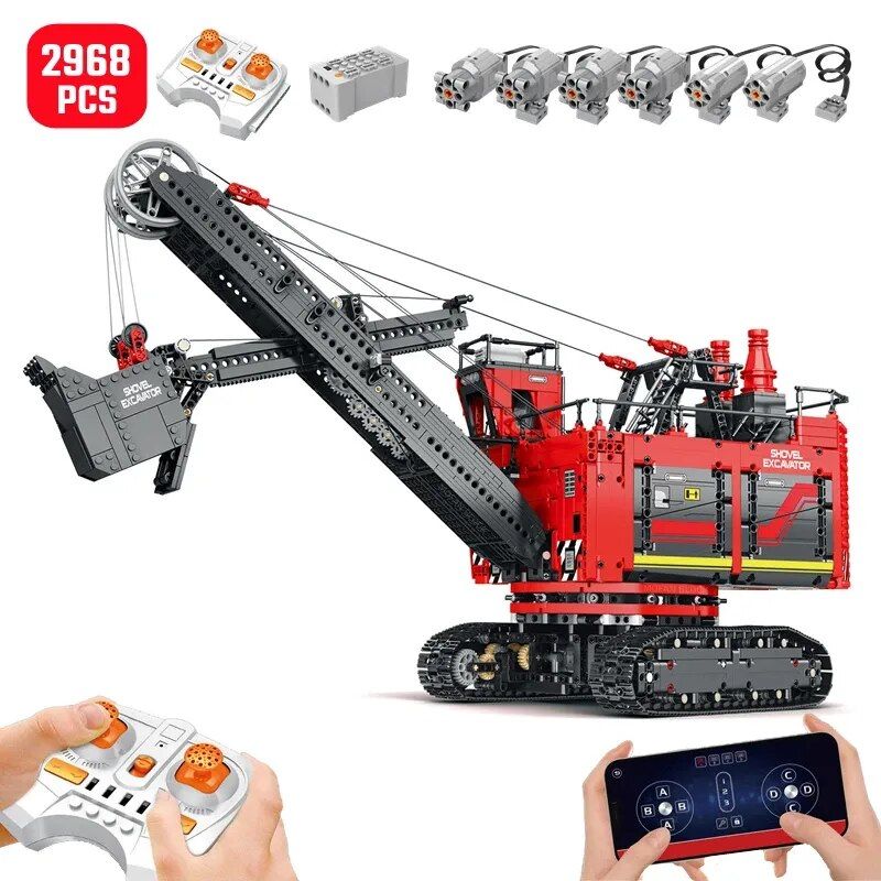 

Конструктор Reobrix 22014 Экскаватор с тросом и лопатой, 3170 дет, Конструктор 22014 Экскаватор с тросом и лопатой