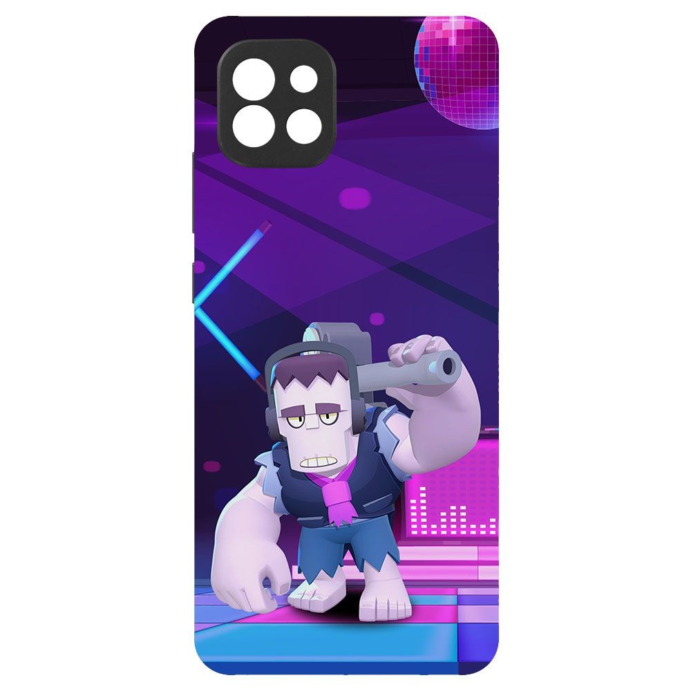

Чехол-накладка Krutoff Софт Кейс Brawl Stars - Фрэнк для Samsung Galaxy A03 (A035) черный