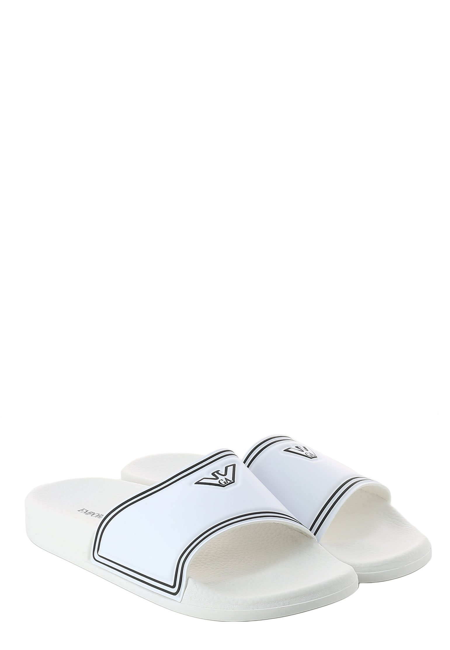 

Сланцы женские Emporio Armani 105846 белые 36 EU, Белый, 105846