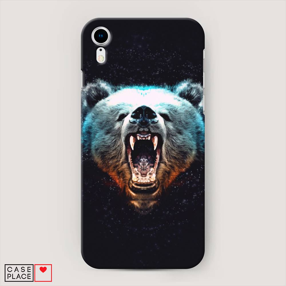 

Пластиковый чехол "Медведь" на Apple iPhone XR (10R), 12020-1