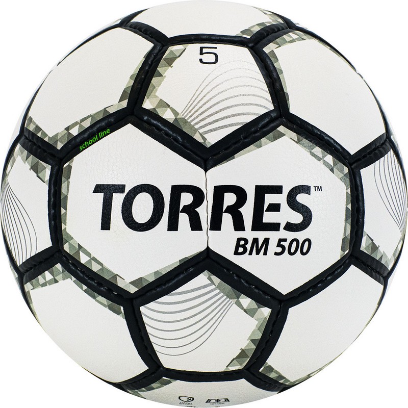 Футбольный мяч Torres BM 500 №5 white/black