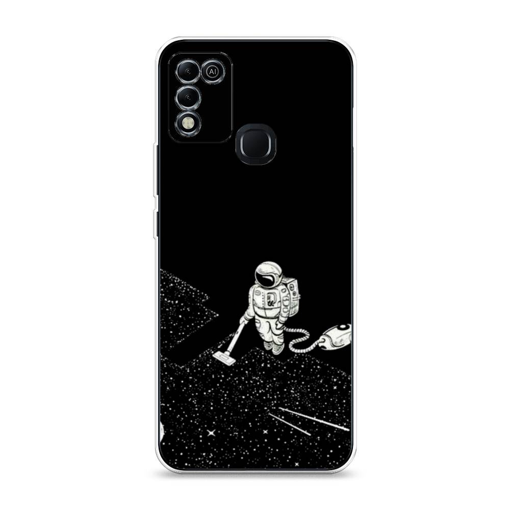 фото Чехол awog "космонавт с пылесосом" для infinix hot 11 play