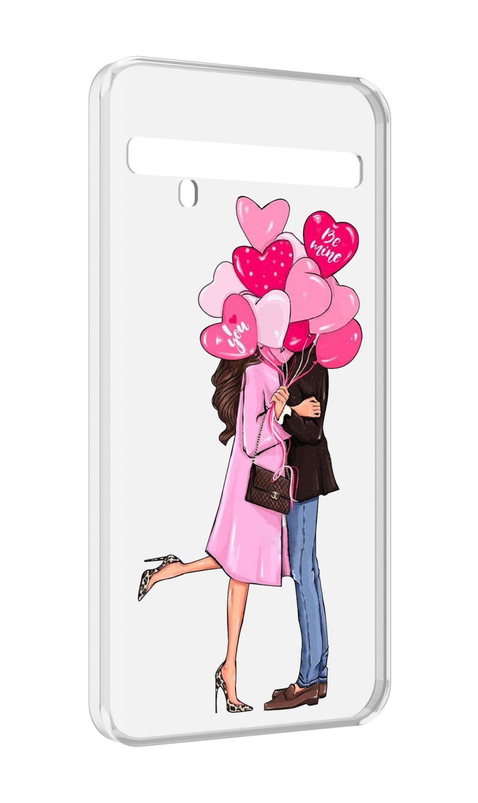 

Чехол MyPads девушка-с-парнем-сердечки женский для TCL 10 Pro / TCL 10 + Plus, Прозрачный, Tocco