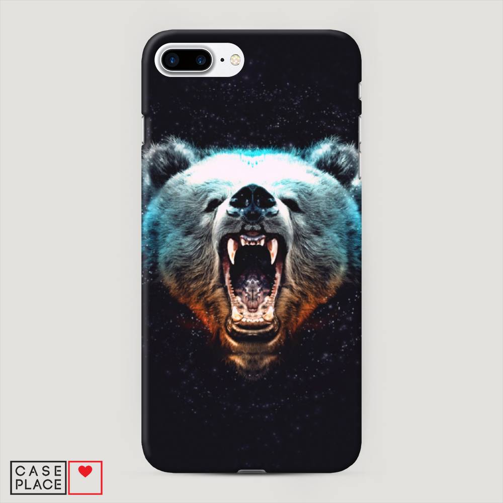 

Пластиковый чехол "Медведь" на Apple iPhone 8 Plus, 10920-1