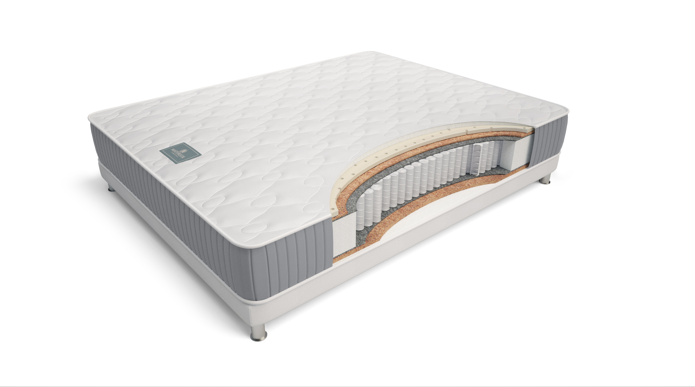 

Матрас Materlux Divino Maxi 80х195, Белый, Divino Maxi