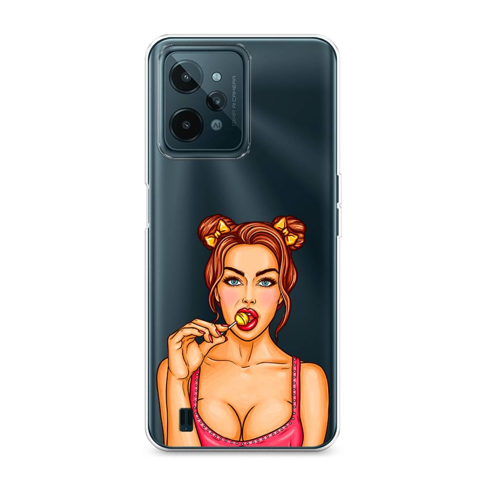 

Чехол Awog на Realme C31 "Вкусный леденец", Разноцветный