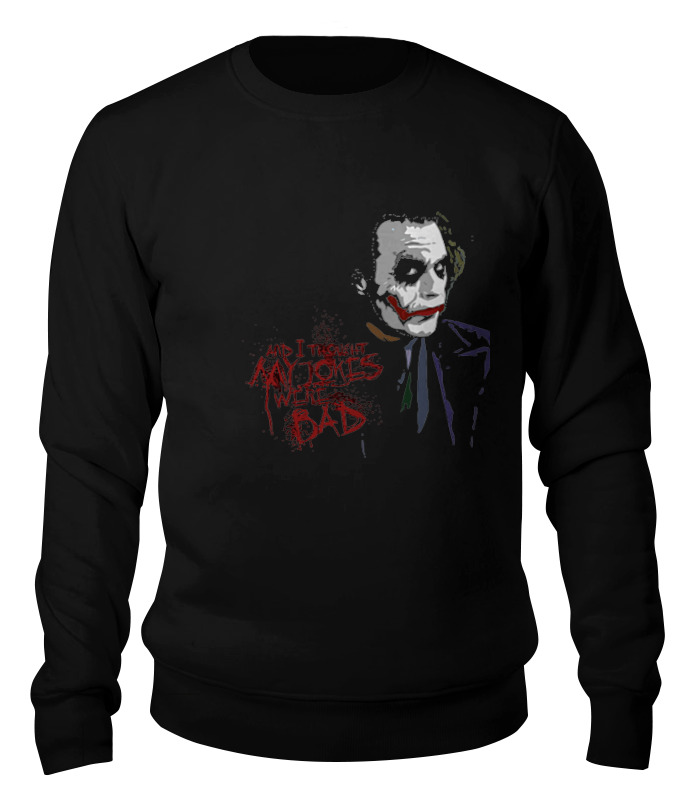 

Свитшот унисекс Printio Joker черный XS, Joker