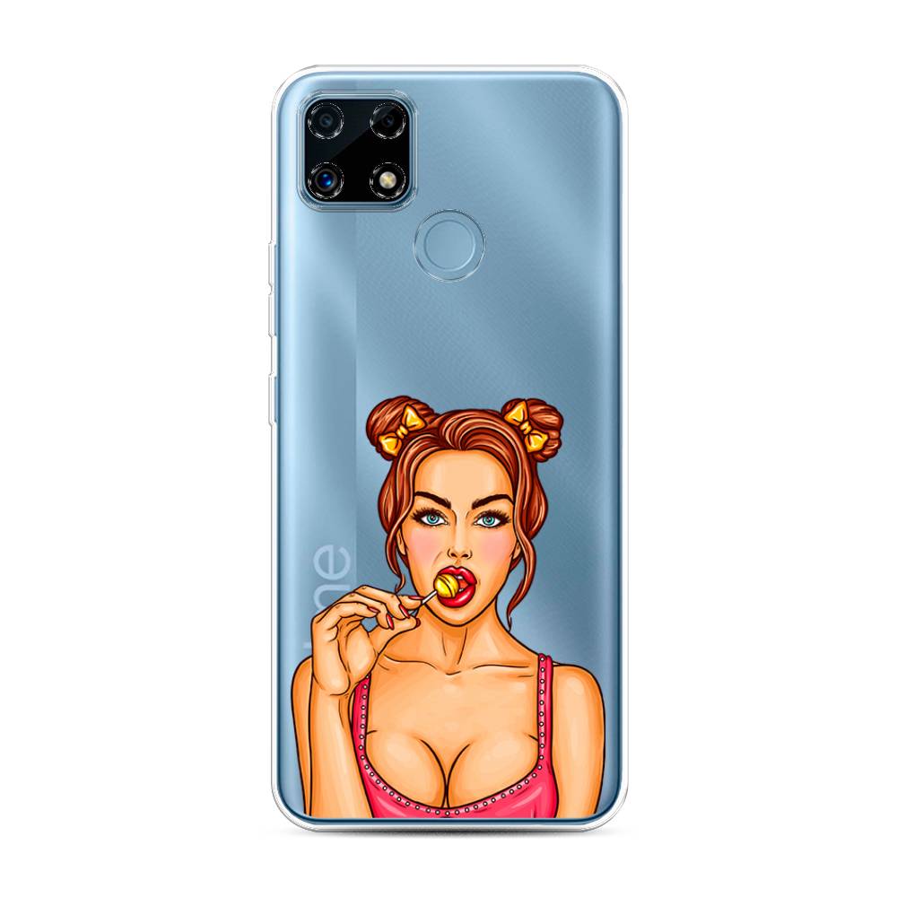 

Чехол Awog на Realme C25/C25s "Вкусный леденец", Разноцветный