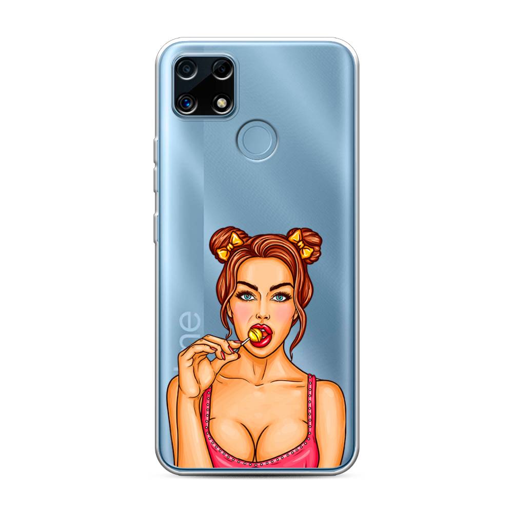 

Чехол Awog на Realme C25/C25s "Вкусный леденец", Разноцветный