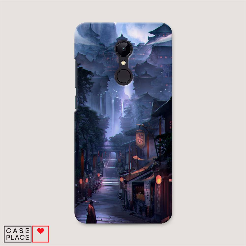 

Пластиковый чехол "Одинокий самурай" на Xiaomi Redmi 5, 33020-7