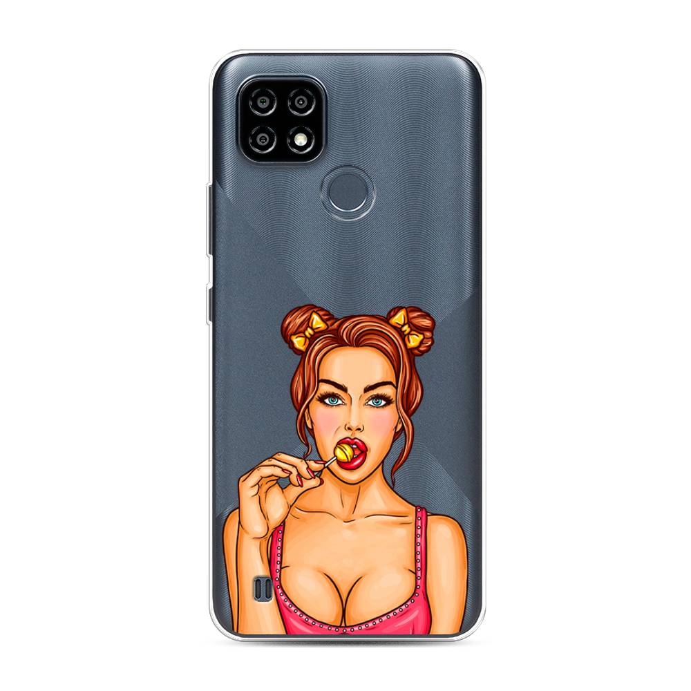 

Чехол Awog на Realme C21Y/C25Y "Вкусный леденец", Разноцветный