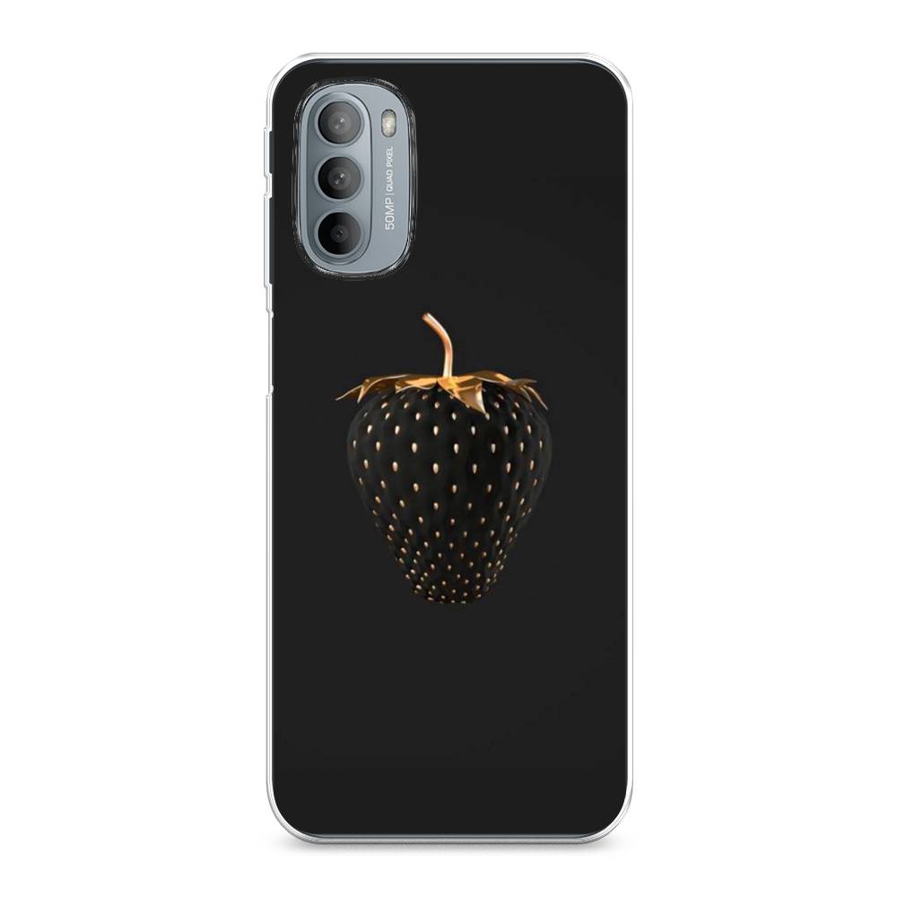 

Чехол Awog на Motorola Moto G31/G41 "Черно-золотая клубника", Разноцветный, 241850-10