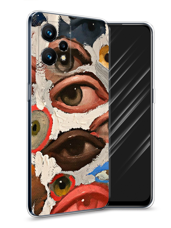 

Чехол Awog на Realme 9 "Глаза масляная живопись", Разноцветный, 257250-7