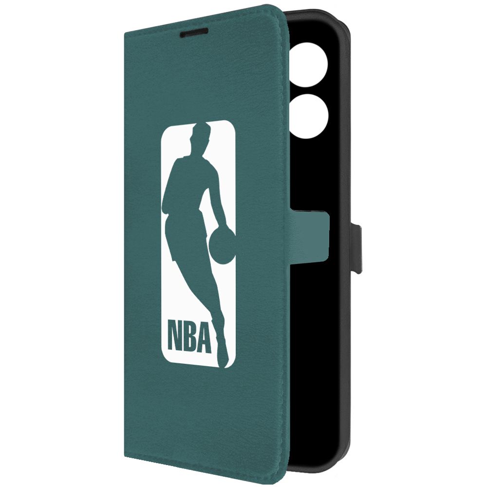 

Чехол-книжка Krutoff Eco Book для Infinix Hot 30 NBA зелёный опал, Зеленый