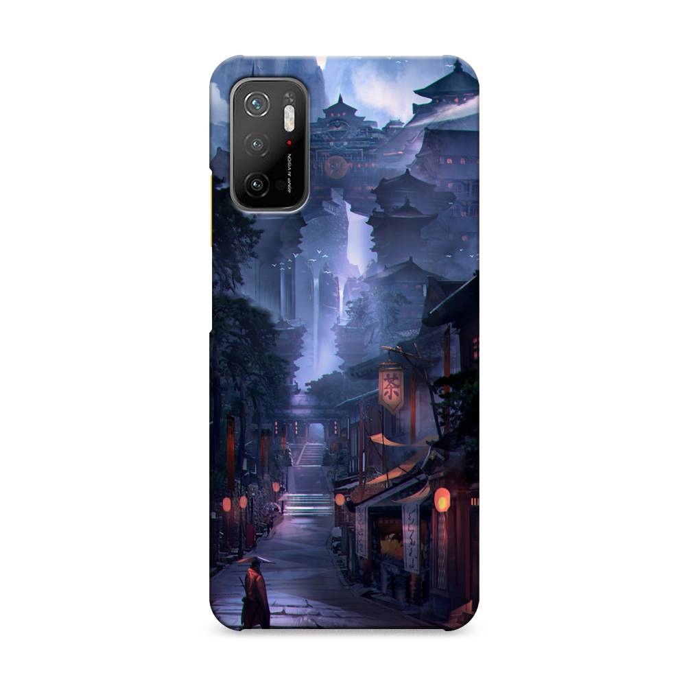 

Пластиковый чехол "Одинокий самурай" на Xiaomi Poco M3 Pro, 311020-7