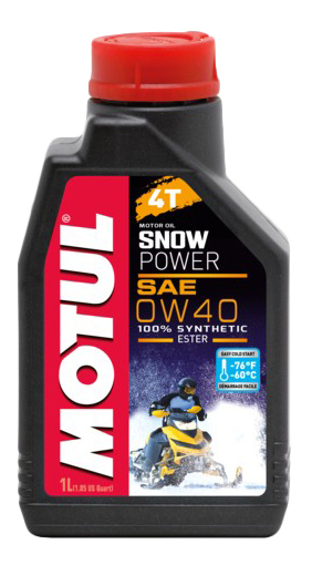 фото Моторное масло motul snowpower 4t 0w40 1 л