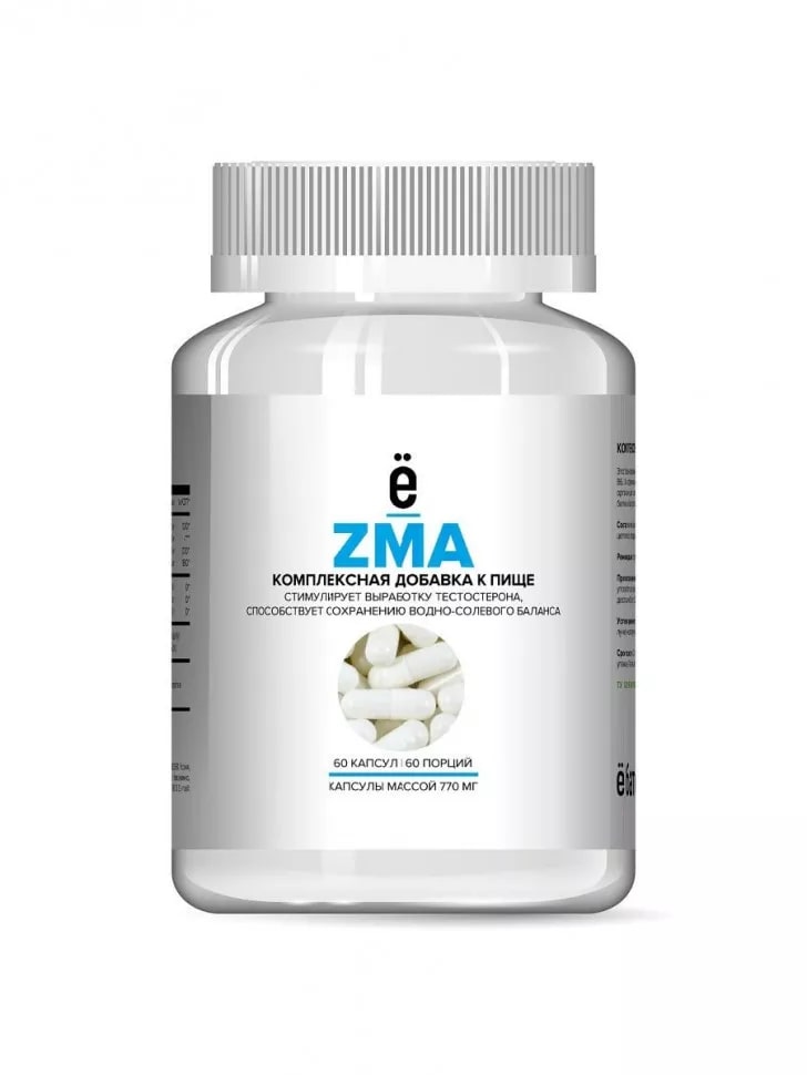 ебатон ZMA 60 капсул