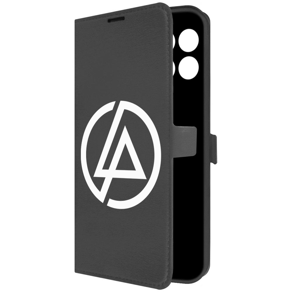 

Чехол-книжка Krutoff Eco Book для Honor X8 5G Linkin Park черный