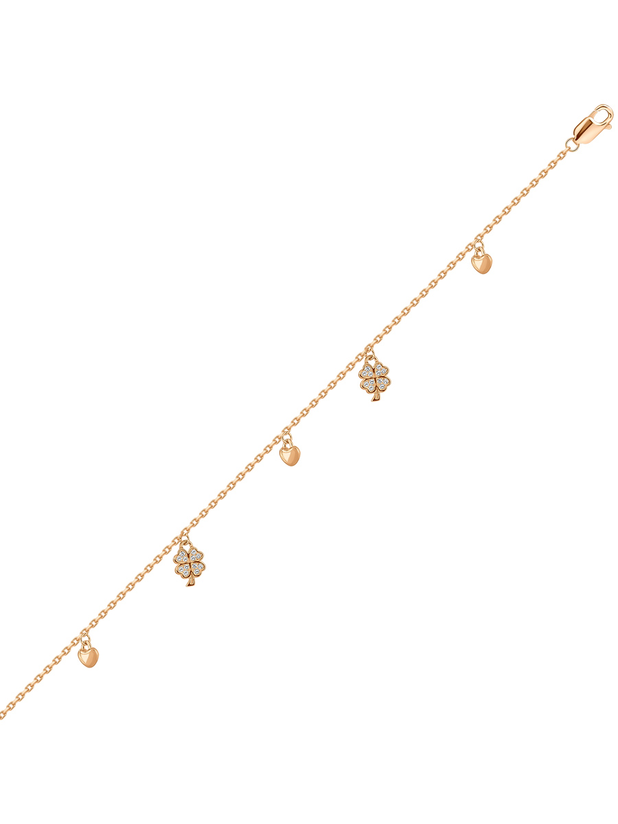

Браслет из серебра с фианитом р.  MIUZ Diamonds B2036-PR-3768P, B2036-PR-3768P