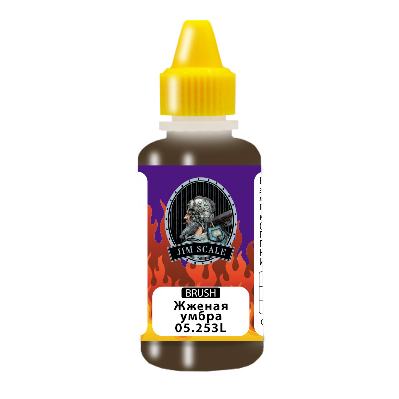 

Краска под кисть Jim Scale Жженая умбра 05.253L