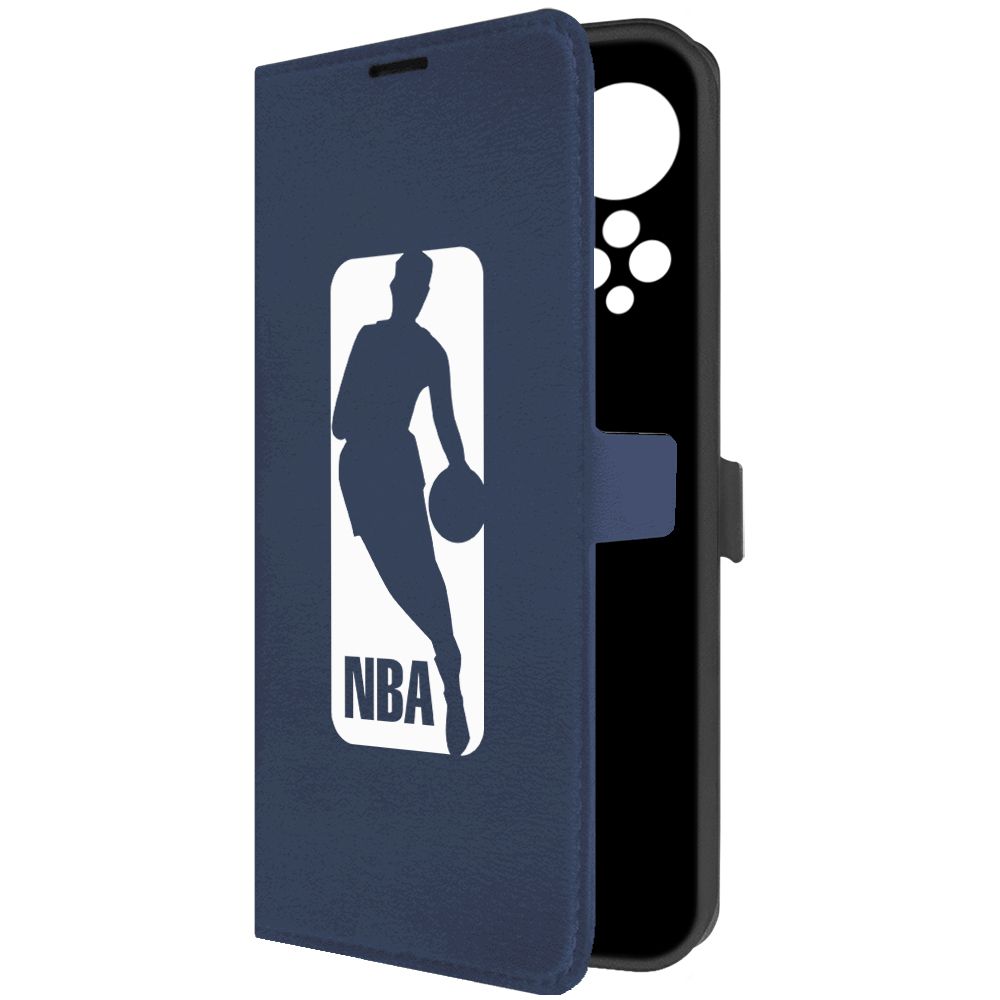 

Чехол-книжка Krutoff Eco Book для Honor X7 NBA синий