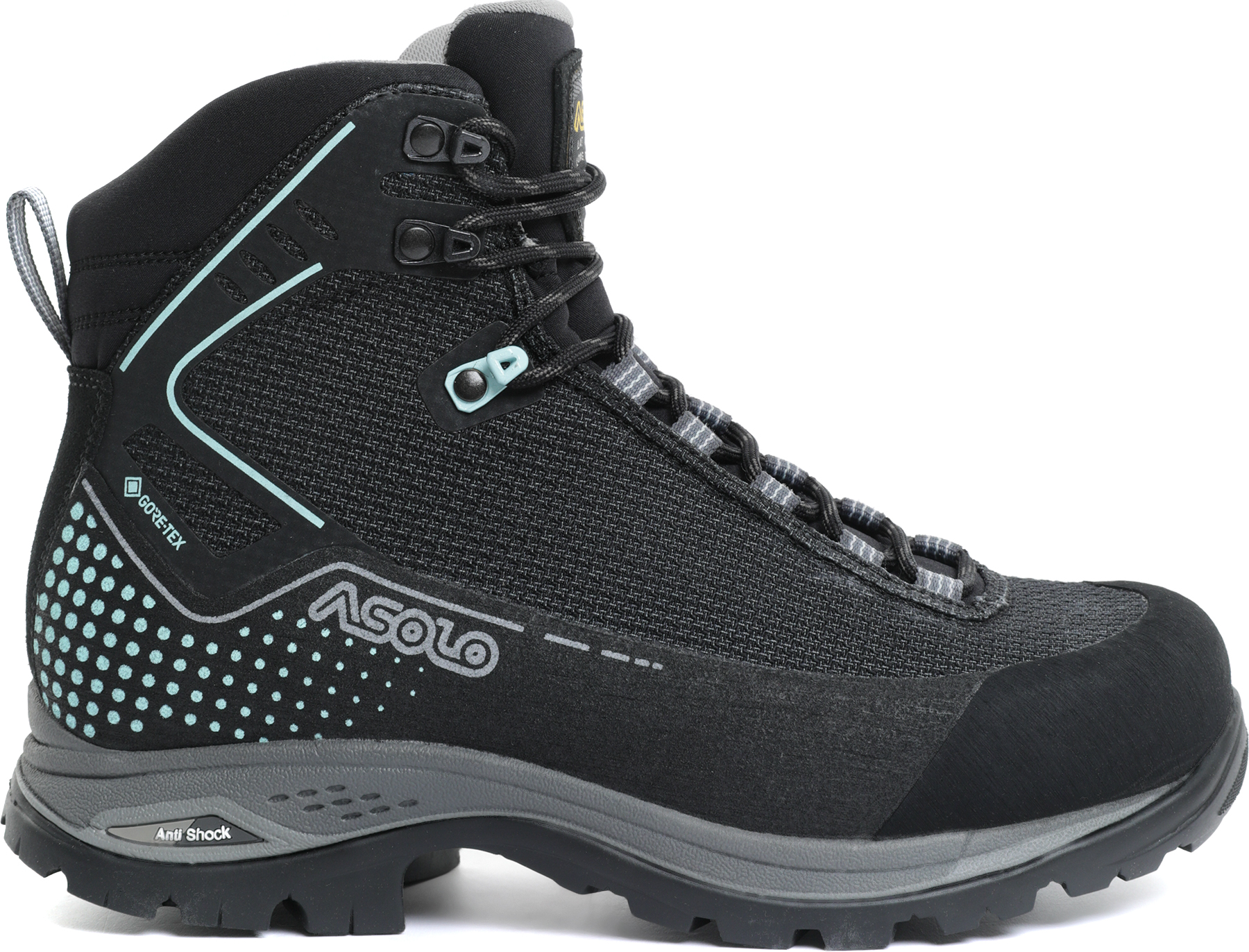 Ботинки Asolo Evo, black/brook green, 8.5 UK