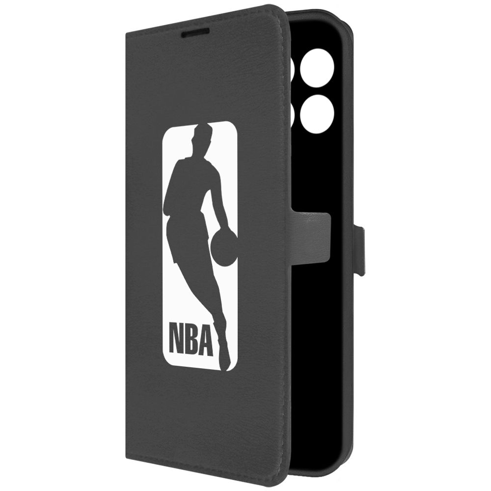 

Чехол-книжка Krutoff Eco Book для Honor X6 NBA черный