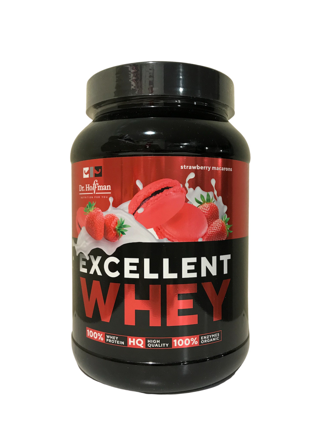 Dr. Hoffman Excellent Whey Клубничный макарон, 825 г