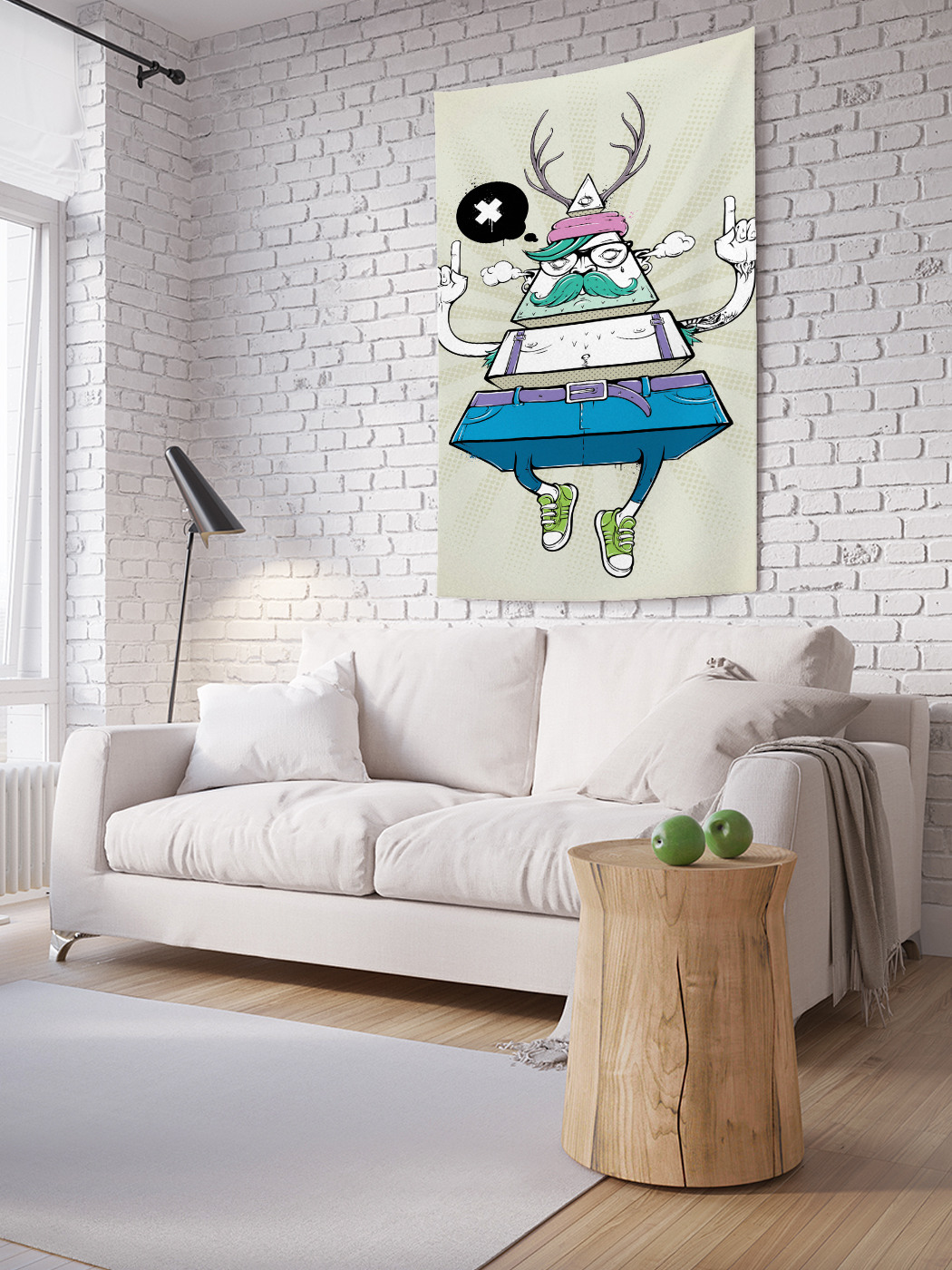 

Вертикальное фотопанно на стену JoyArty Мастер - пирамида 100x150 см, Мастер - пирамида