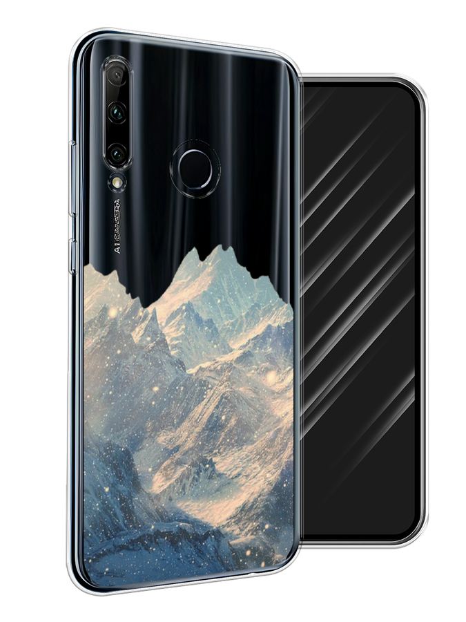 

Чехол Awog на Huawei P Smart Plus 2019 "Автостопом самолетом", Бежевый;розовый;голубой, 69250-7