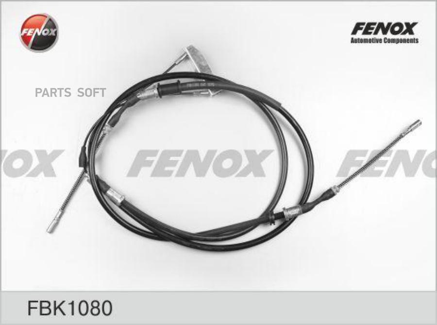 FENOX 'FBK1080 Трос стояночного тормоза, c двух сторон, бараб. мех. * 1273/1690 x2  1шт