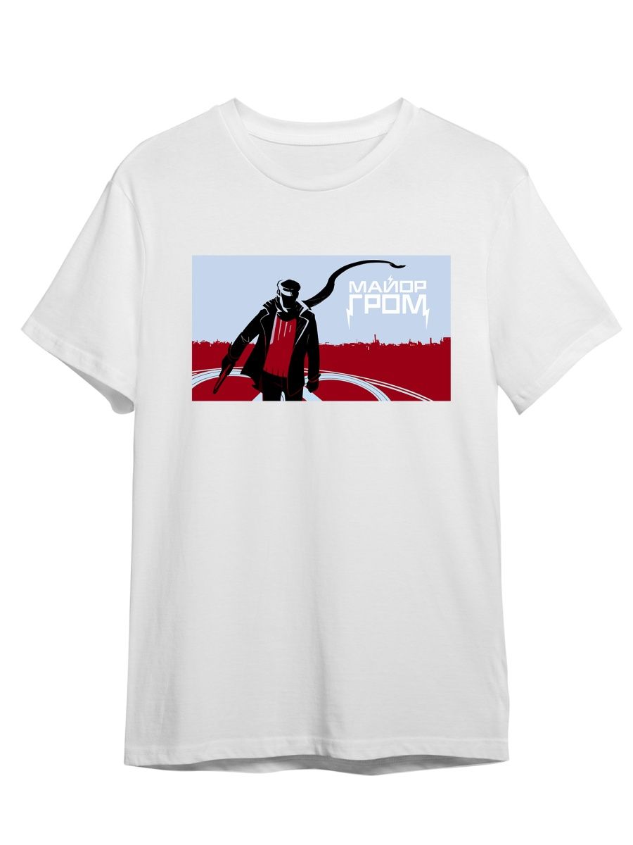 

Футболка унисекс СувенирShop Майор Гром/Чумной доктор 27 белая 2XL, "Майор Гром/Чумной доктор" 27