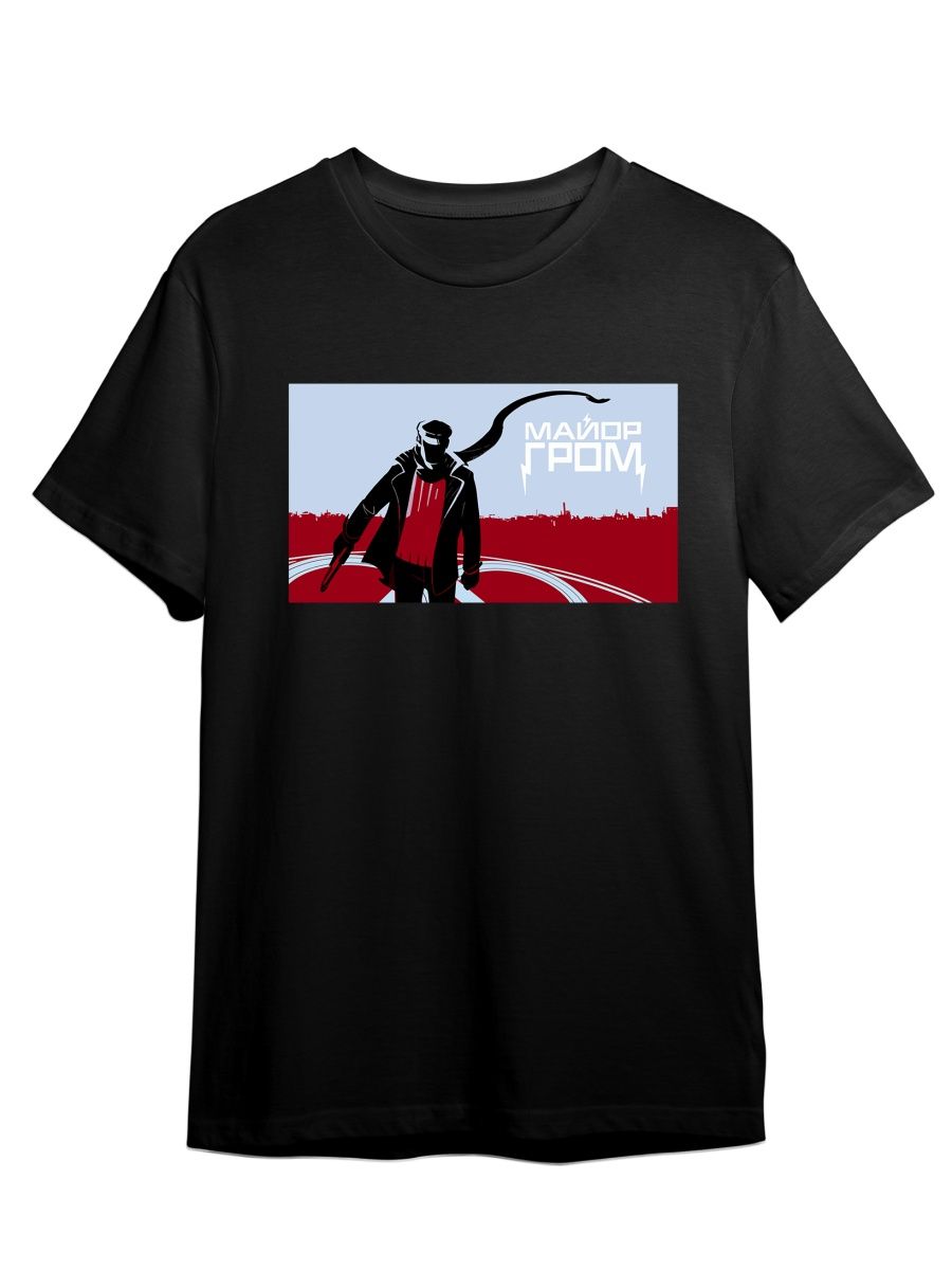 

Футболка унисекс СувенирShop Майор Гром/Чумной доктор 27 черная 3XL, "Майор Гром/Чумной доктор" 27