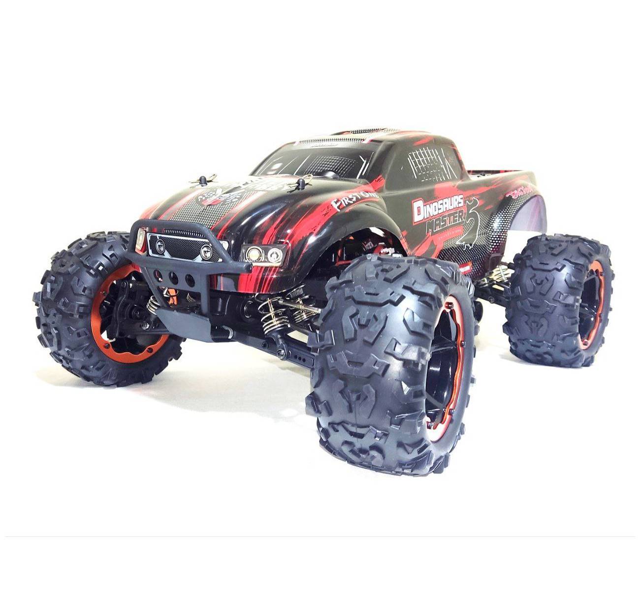 Радиоуправляемый монстр Remo Hobby Dinosaurs Master 5 4WD масштаб 1:8 2.4G RH8035-RED передний бампер для remo hobby rh8035 rh8036 rh8065