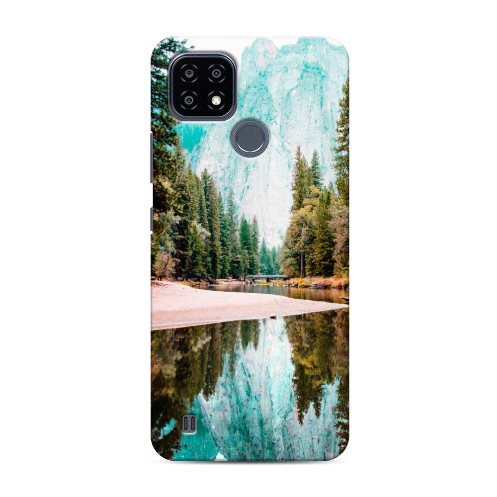 

Пластиковый чехол "Горы 11" на Realme C21Y, 256820-3