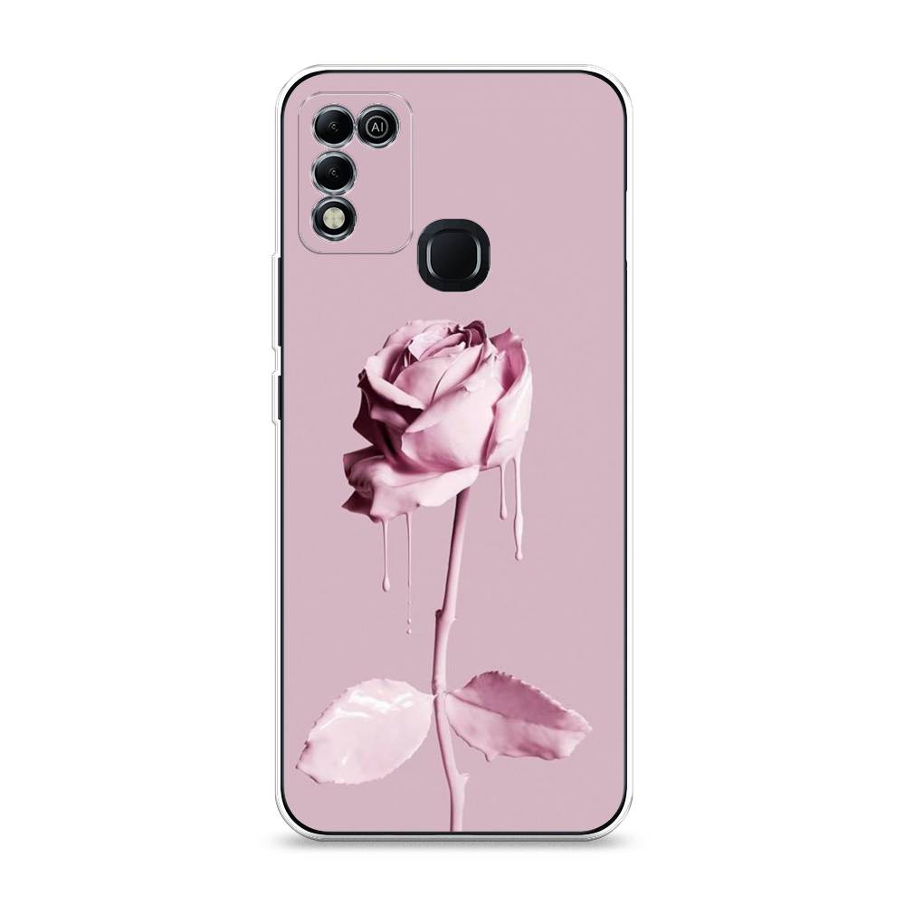 

Чехол Awog на Infinix HOT 11 Play "Роза в краске", Разноцветный, 3100850-8