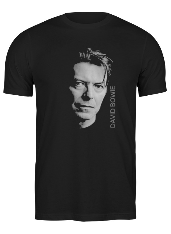 

Футболка мужская Printio David bowie черная 3XL, Черный, David bowie