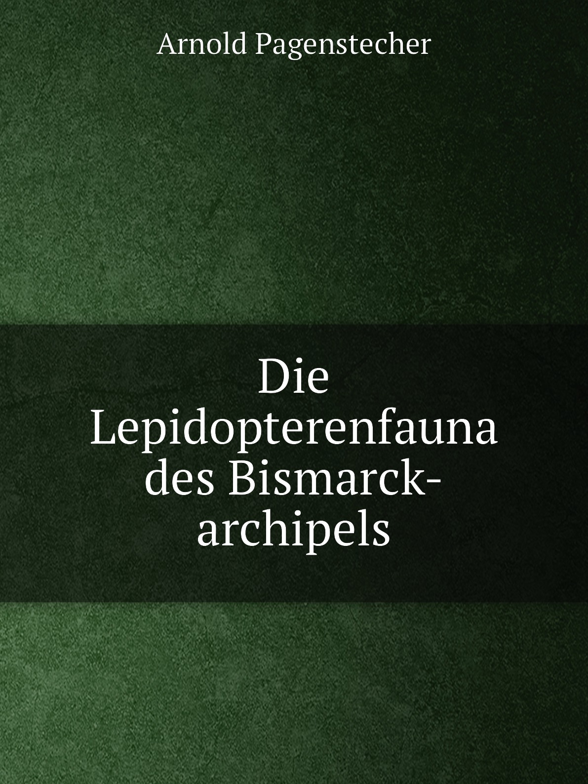 

Die Lepidopterenfauna des Bismarck-archipels