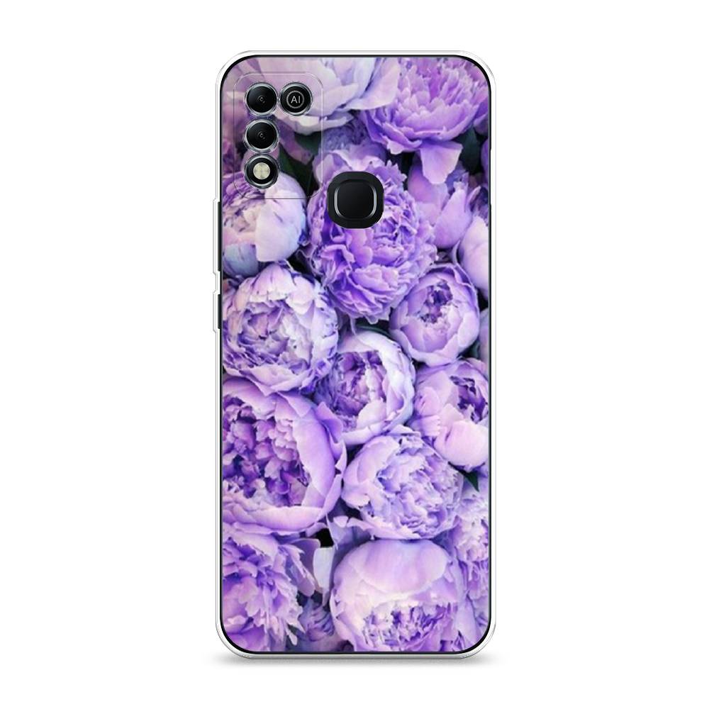 

Чехол Awog на Infinix HOT 11 Play "Пионы сиреневые", Разноцветный, 3100850-8